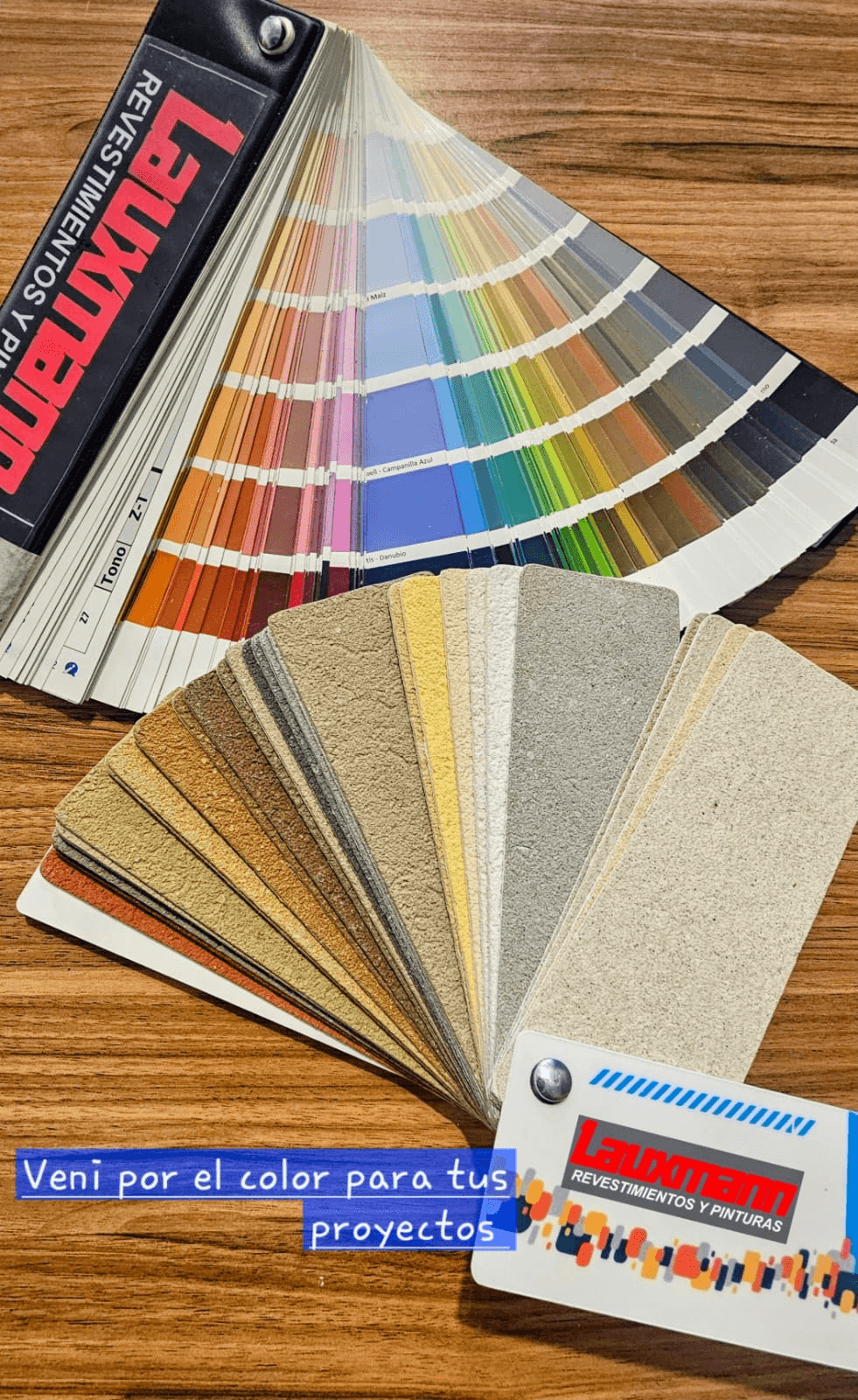 Vení por el color para tus proyectos - Muestras de colores y texturas